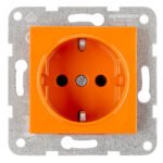 EV101209-- Steckdose, Steckklemmen, orange<br><u>Verkaufseinheit: 1Stk</u>