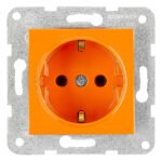 EV101210-- Steckdose, Schraubklemmen, orange<br><u>Verkaufseinheit: 1Stk</u>