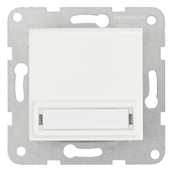 EV101220-- Steckdose, Klappdeckel, Beschriftungsschild, Steckklemmen, w<br><u>Verkaufseinheit: 1Stk</u>