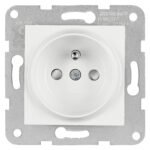 EV101251-1 Steckdose Erdungsstift, erh Berüh, Steckkl, 1 Stück, weiß<br><u>Verkaufseinheit: 1Stk</u>