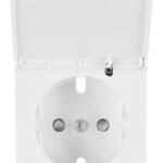 EV107305-- Steckdosenabdeckung VISIO S 55, weiß<br><u>Verkaufseinheit: 1Stk</u>