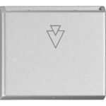 EV123324-A Hotelcardschalter Aufsatz, silber<br><u>Verkaufseinheit: 1Stk</u>
