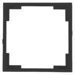 EV135312-- Adapterrahmen 55x55 mm zu 50x50mm, schwarz, 1 VE = 5 Stück<br><u>Verkaufseinheit: 1VE</u>
