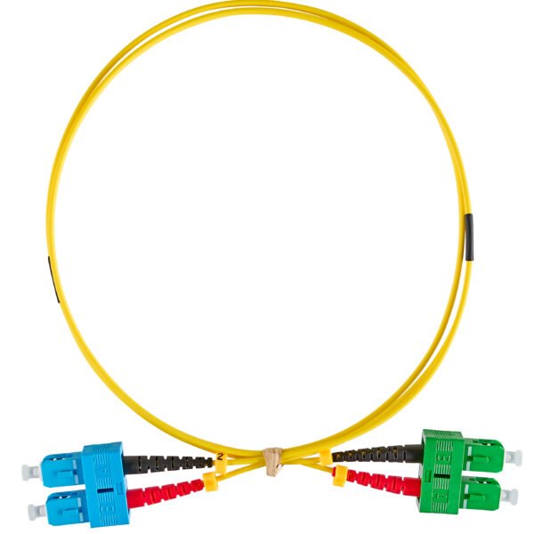 HLP29CD01F LWL Patchkabel Duplex SC/UPC - SC/APC, 9/125µm OS2,  1,0m<br><u>Verkaufseinheit: 1Stk</u>