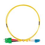 HLP29LD02F LWL Patchkabel Duplex LC/UPC - SC/APC, 9/125µm OS2,  2,0m<br><u>Verkaufseinheit: 1Stk</u>
