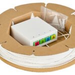 HSELR49DPX FTTH Rollerbox 100m, 4xSC/APC 8°, OS2 G657.A2,B2ca-s1a,d0,a1<br><u>Verkaufseinheit: 1Stk</u>