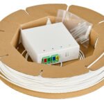 HSELR49MPX FTTH Rollerbox 100m, 4xLC/APC 8°, OS2 G657.A2,B2ca-s1a,d0,a1<br><u>Verkaufseinheit: 1Stk</u>