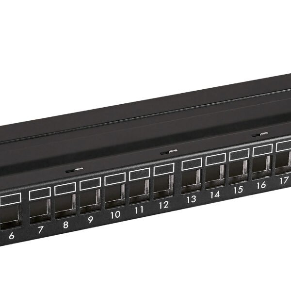 HSER0240SK Patchpanel 19" leer ausziehbar für 24 Module (SFA)(SFB), 1HE<br><u>Verkaufseinheit: 1Stk</u>