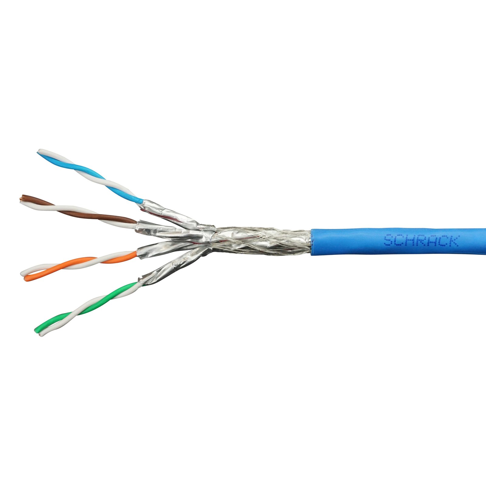 f_hskp423pp1 HSKP423PP1 S/FTP Kabel Cat.7, 4x2xAWG23/1, 1000MHz, LS0H, Dca, 30% blau<br><u>Verkaufseinheit: 1000m</u> – Bild 1