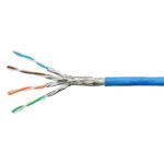 HSKP423PP5 S/FTP Kabel Cat.7, 4x2xAWG23/1, 1000MHz, LS0H, Dca, 30% blau<br><u>Verkaufseinheit: 500m</u>