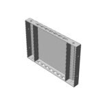 IL090230-- Sockel Seitenteile 300mm, H=200mm, mit Schrauben, 1Paar<br><u>Verkaufseinheit: 1Stk</u>