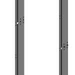 ILM20100-- AC/KC Einbaurahmen H2000 B1000mm für Modul 2000 Einsatz<br><u>Verkaufseinheit: 1Stk</u>