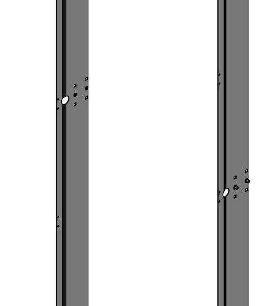 ILM20600-- AC/KC Einbaurahmen H2000 B600mm für Modul 2000 Einsatz<br><u>Verkaufseinheit: 1Stk</u>
