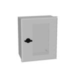 IM008932-- MINIPOL mit Sichtfenster + Drehriegel, H=300 B=250 T=140mm<br><u>Verkaufseinheit: 1Stk</u>