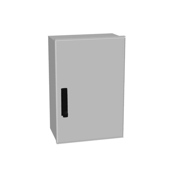 IM088864-- MINIPOL Wandschrank mit Schwenkhebel, H=600 B=400 T=230mm<br><u>Verkaufseinheit: 1Stk</u>