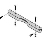 IMFP0600-- MINIPOL Mastbefestigung für Schrank B=600mm<br><u>Verkaufseinheit: 1Stk</u>