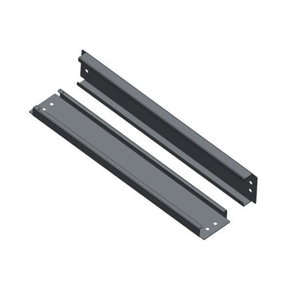 KCSOBX1201 Sockel Breitenteile (Paar) B=1200 H=100mm, Edelstahl RAL7046<br><u>Verkaufseinheit: 1VE</u>