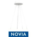 LILE0117-- Seilabhängung für Rundleuchte Novia R 320/450, weiß, L=1,5m<br><u>Verkaufseinheit: 1Stk</u>