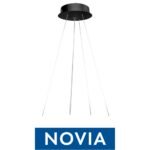 LILE0118-- Seilabhängung für Rundleuchte Novia R 320/450, schwarz, 1,5m<br><u>Verkaufseinheit: 1Stk</u>