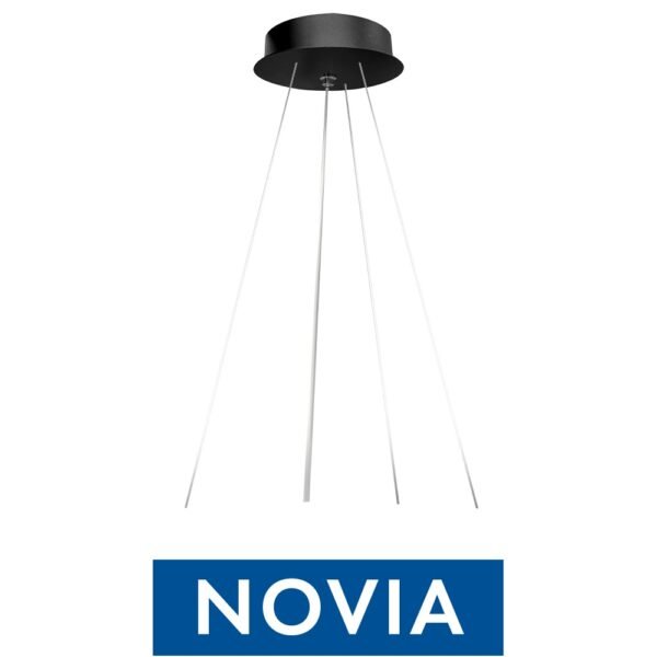 LILE0118-- Seilabhängung für Rundleuchte Novia R 320/450, schwarz, 1,5m<br><u>Verkaufseinheit: 1Stk</u>