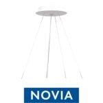 LILE0119-- Seilabhängung für Rundleuchte NOVIA R 600/900, weiß, L=1,5m<br><u>Verkaufseinheit: 1Stk</u>