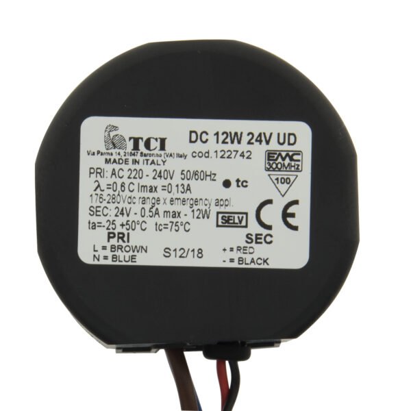 LINT241012 LED Netzteil TC 12W/24V, Doseneinbau, IP20<br><u>Verkaufseinheit: 1Stk</u>