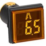 MGF52100Y- Amperemeter, 22,5 mm, 0 - 100 A AC, gelb, rechteckig<br><u>Verkaufseinheit: 1Stk</u>