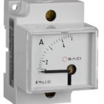 MGSCA005-- SACI EC5VR 45x52,5 Amperemeter direkt, Reiheneinbau, 0-5A<br><u>Verkaufseinheit: 1Stk</u>