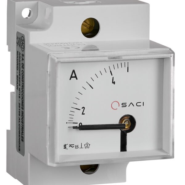 MGSCA005-- SACI EC5VR 45x52,5 Amperemeter direkt, Reiheneinbau, 0-5A<br><u>Verkaufseinheit: 1Stk</u>