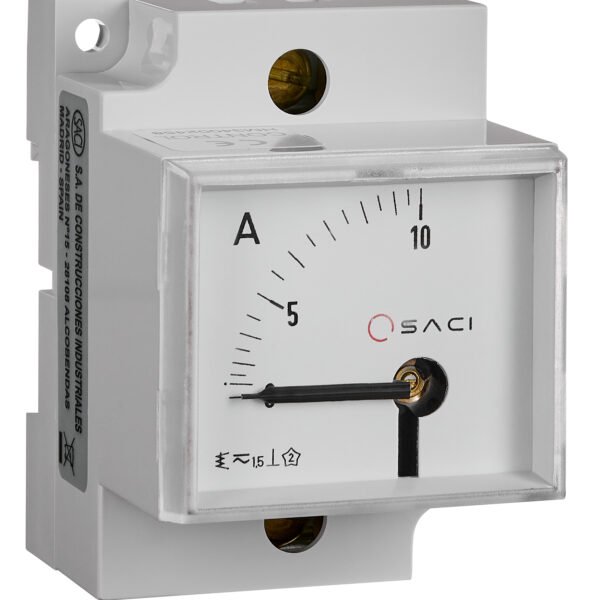 MGSCA010-- SACI EC5VR 45x52,5 Amperemeter direkt, Reiheneinbau 0-10A<br><u>Verkaufseinheit: 1Stk</u>
