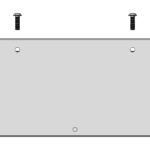 WSABFA0K-- WSA Blindflansch für Typ K, Flanschausschnitt B=520 T=100mm<br><u>Verkaufseinheit: 1Stk</u>