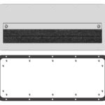 WSAMFR0G-- WSA Kabeleinführungsflansch für Typ G, mit PU-Dichtung<br><u>Verkaufseinheit: 1Stk</u>