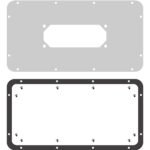 WSAVBF06-- WSA Adapterflansch für Typ E<br><u>Verkaufseinheit: 1Stk</u>