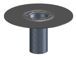 faa1435e-6d0d-4752-9c3b-cf42687a5ac0 HUTTERER & LECHNER HL85NH HL85NH - Aufstockelement inkl. O-Ring, mit Bitumenmanschette 85NH Verpackungseinheit:1ST – Bild 1