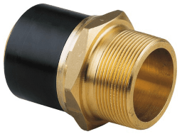 fc777403-c4f0-4bdf-b56a-996fa537a91c FISCHER GEORG 720920709 GF ELGEF Uebergangsadapter AG PE/MS SDR11 da40-5/4 Verpackungseinheit:1ST – Bild 1