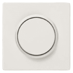 SIEMENS 5TC8912 Abdeckungplatte für Dimmer mit Drehknopf DELTA style, titanweiß  Verpackungseinheit:1ST