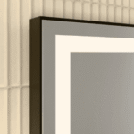 ALVA AQBMFOLS13S ALVA Forta 2.0 Lichtspiegel 80x80cm Touchschalt., LED 18W, Rahmen Schwarz M.  Verpackungseinheit:1ST