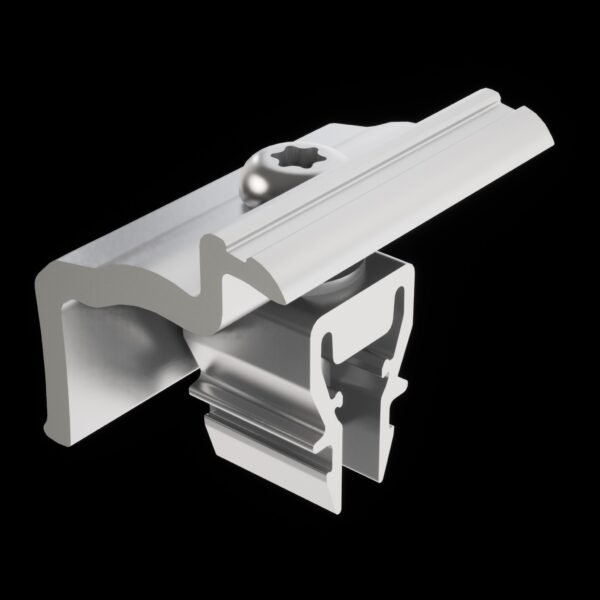 Prefa 55910013 Prefa PREVARIO Endklemme 28-37mm, blank Verpackungseinheit:10Stück