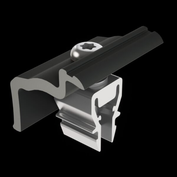 Prefa 55918003 Prefa PREVARIO Endklemme 28-37mm, schw. elox. Verpackungseinheit:10Stück