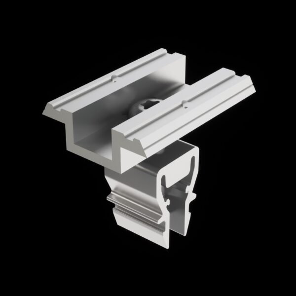 Prefa 55890013 Prefa PREVARIO Mittelklemme 28-37mm, blank Verpackungseinheit:40Stück