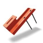 Prefa 120525 Prefa Solarhalter mit Abdeckkappe Ziegelrot Verpackungseinheit:3Stück