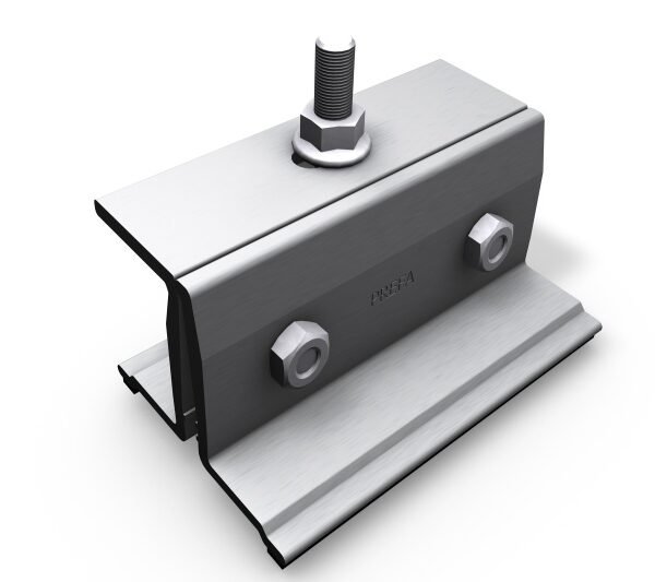 Prefa 556417 Prefa Solarhalter Prefalz Vario ohne Kreuzverb. Verpackungseinheit:6Stück