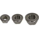 Schletter 943000-022 Schletter Flanschmutter M10 Sperrverz EN1661 A4-70 Verpackungseinheit:100Stück