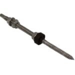 Schletter 110012-200 Schletter Stockschraubenset 12x200 montiert Verpackungseinheit:50Stück