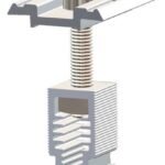 S:FLEX 70-70-1100 S:FLEX LM CF Mittelhalter 60 Erdungspin 30-46mm Verpackungseinheit:10Stück