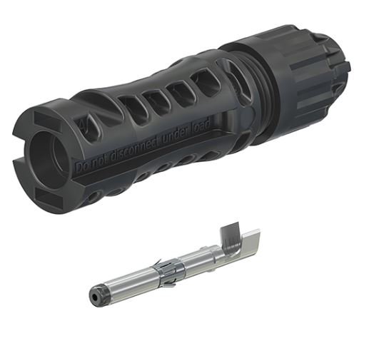 staeubli-mc4-evo2-stecker-6-mm²-stecker Stäubli PV-KST4-EVO 2A/6I Stäubli MC4 EVO2 Stecker 6 mm² (- Stecker) Verpackungseinheit:10Stück – Bild 1