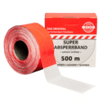 ALVA ATASBS ALVA Absperrband Standart 500m 35 µm, beidseitig weiß-rot schraffiert  Verpackungseinheit:1ST