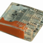 ALVA DOK 3 MINI Mini Verbindungsdosenklemme 3-polig 0,5... 2,5 mm², transparent/orange  Verpackungseinheit:100ST