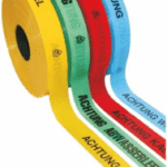 ALVA ACWBAKAN ALVA Trassenwarnband, rot, Rolle 250m, 40x0,15mm, Achtung Kanalleitung  Verpackungseinheit:1ST