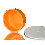 ALVA HWD120+D Hohlwand Abzweigdose Ø120 mm Tiefe 65mm, M20/25, incl. Deckel  Verpackungseinheit:1ST